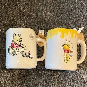 Rae Dunn Winnie The Pooh Ceramic Mug Set Of 2